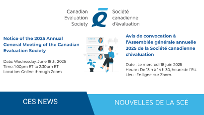 2025 Canadian Evaluation Society Annual General Meeting